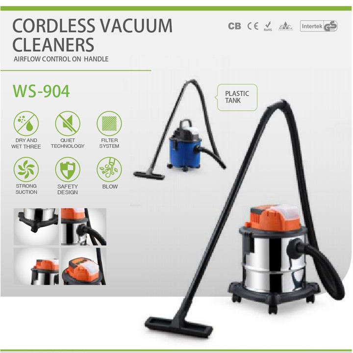 Cordless vacuum cleaners WS-904
