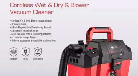 WS-903 Find small dust and debris to clean more thoroughly